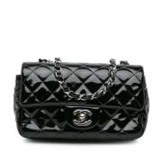 Pre-owned Leather chanel-bags Chanel Vintage , Black , Dames