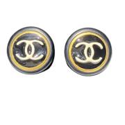 Pre-owned Yellow Gold chanel-jewelry Chanel Vintage , Black , Dames