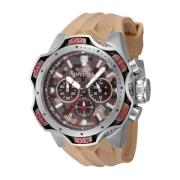 Venom Quartz Horloge - Bruine Wijzerplaat Invicta Watches , Gray , Her...