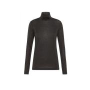 Rodolphe Longsleeve Coltrui - Zwart, Maat L Momoni , Black , Dames