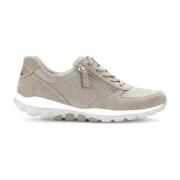 Beige leren bedrukte manden Gabor , Beige , Dames