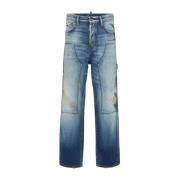 Blauwe Denim Jeans voor Mannen Dsquared2 , Blue , Heren