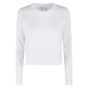 Stijlvolle Longsleeve Shirt Loulou Studio , White , Dames