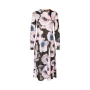 Bloemenprint lange mouw jurk Stine Goya , Black , Dames