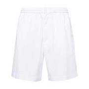 Witte Casual Shorts voor Mannen Aspesi , White , Heren