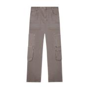 Katoenen Cargo Broek Represent , Gray , Heren