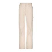 Cargo Wide Leg Jeans met Zakken Isabel Marant , Beige , Dames