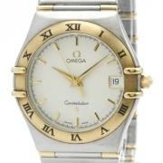 Pre-owned Yellow Gold watches Omega Vintage , White , Heren