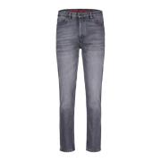 Tapered-Fit Jeans Hugo Boss , Gray , Heren