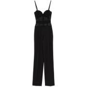 Zwarte Broek voor Vrouwen Elisabetta Franchi , Black , Dames