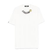 Witte Jersey T-Shirt Barrow , White , Heren