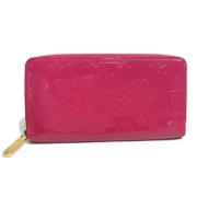 Pre-owned Leather wallets Louis Vuitton Vintage , Pink , Dames