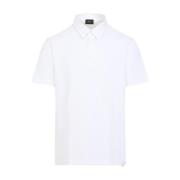 Witte T-shirt Herenmode Brioni , White , Heren