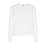 Witte Sweatshirt voor Stijlvolle Look Aspesi , White , Dames