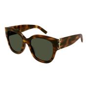 Havana Groene Zonnebril SL M95/F Saint Laurent , Brown , Dames