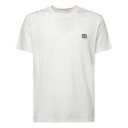 Witte T-shirts en Polos met VLogo Valentino Garavani , White , Heren