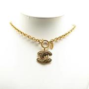 Pre-owned Metal chanel-jewelry Chanel Vintage , Yellow , Dames