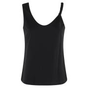 Stijlvolle Jersey Top Federica Tosi , Black , Dames