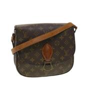 Pre-owned Canvas louis-vuitton-bags Louis Vuitton Vintage , Brown , Da...