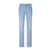 Slim Fit Jeans met geborduurde zakken Jacob Cohën , Blue , Heren