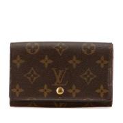 Pre-owned Canvas wallets Louis Vuitton Vintage , Brown , Dames