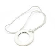 Pre-owned Leather necklaces Hermès Vintage , White , Dames