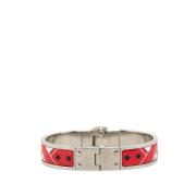 Pre-owned Metal bracelets Hermès Vintage , Red , Dames