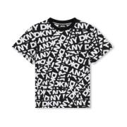 Nero Bianco Tee Dkny , Black , Unisex