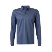 Lange Mouw Polo Shirt Hugo Boss , Blue , Heren