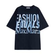 Blauwe T-shirts en Polos Max Mara , Blue , Dames