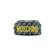 Zwarte Stijlvolle Tassen Collectie Moschino , Black , Unisex