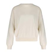 Elegante Oversized Boothals Trui Replay , Beige , Dames