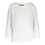 Casual Ronde Hals 3/4 Mouw Shirt Windsor , White , Dames