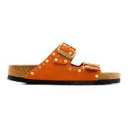 Oranje Arizona Sandaal Lente Zomer 2025 Birkenstock , Orange , Dames