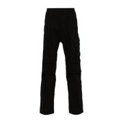 Zwarte Slim Fit Broek C.p. Company , Black , Heren