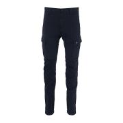 Casual Katoenen Broek C.p. Company , Blue , Heren