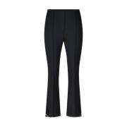 Broek met kanten zoom Marc Cain , Black , Dames