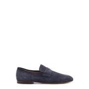 Suède Loafer met Rubberen Hak Tod's , Blue , Heren