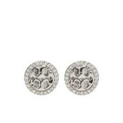 Kristal Stud Oorbellen Tory Burch , Gray , Dames