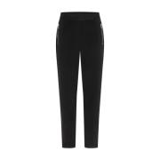 Ribbon Joggpants voor Comfort en Stijl Raffaello Rossi , Black , Dames