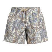 Paisley Foliage Shorts Etro , Multicolor , Heren