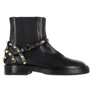 Pre-owned Leather boots Balenciaga Vintage , Black , Dames