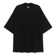 Zwarte T-shirts en Polos Oversized Jumbo Rick Owens , Black , Heren