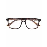 Bruin/Havana Optisch Montuur Gucci , Brown , Heren