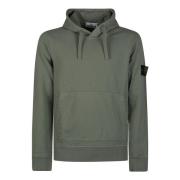 Casual Katoenen Sweatshirt voor Mannen Stone Island , Green , Heren