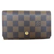 Pre-owned Canvas wallets Louis Vuitton Vintage , Brown , Dames