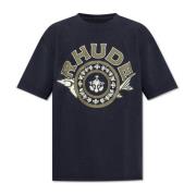 Bedrukt T-shirt Rhude , Black , Heren