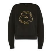 Sweatshirt met geborduurd logo Kenzo , Black , Heren