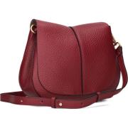 Rode leren schoudertas Helena Round Gianni Chiarini , Red , Dames