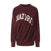 Bordeaux Hazard Print Sweater Undercover , Red , Dames